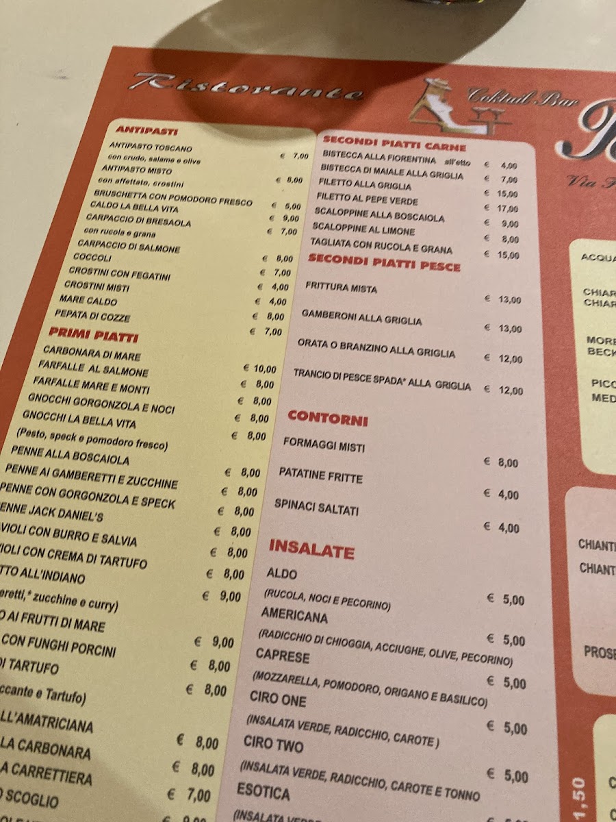 Menu Ristorante Pizzeria Bella Vita-3